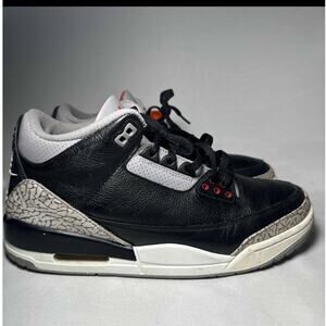 Size 10 - Nike Air Jordan 3 Retro OG Black Cement 2024 Men's Shoes